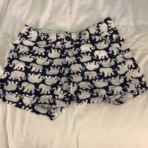 Lilly Pulitzer Shorts - Lilly Pulitzer Sz O Callahan Elephant Lilly Pulitzer Shorts - Lilly Pulitzer Sz O Callahan Elephant